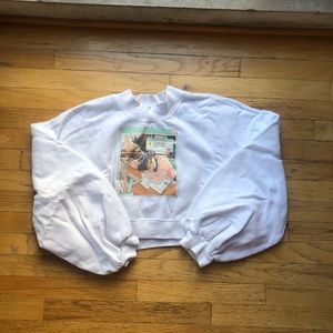 Eggie cropped sweatshirt